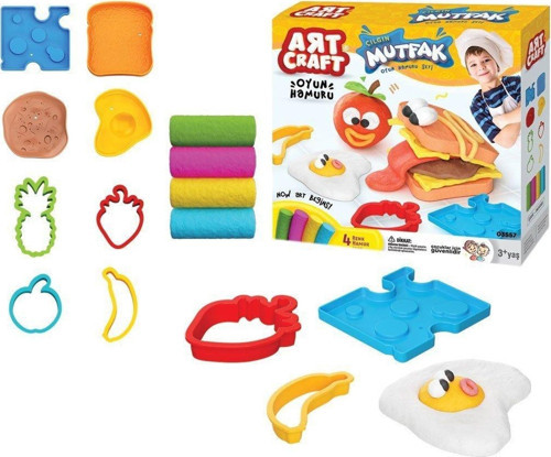 03557 Dede, Mutfak Hamur Set 200 gr / +3 yaş Kız Erkek Çocuk Oyuncak Eğitici Oyuncaklar