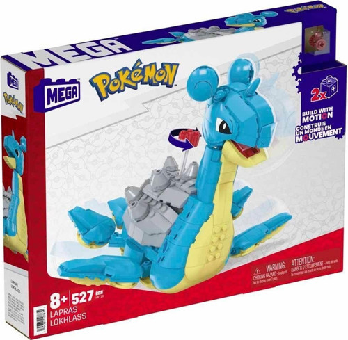 HKT26 MEGA Pokémon™ Lapras 527 parça +8 yaş Kız Erkek Çocuk Oyuncak Eğitici Oyuncaklar