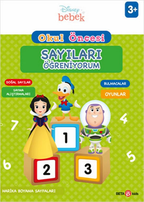 Disney Eğitsel Okul Öncesi Sayıları Öğreniyorum Kız Erkek Çocuk Oyuncak Eğitici Oyuncaklar