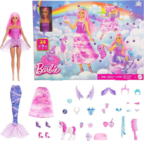 JFL66 Barbie Advent Calendar -Yılbaşı Özel Seti Kız Erkek Çocuk Oyuncak Eğitici Oyuncaklar