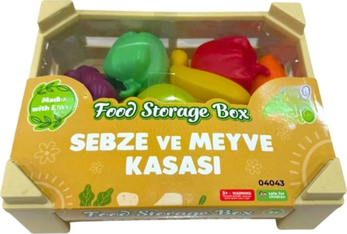 Sebze Meyve Kasası Kız Erkek Çocuk Oyuncak Eğitici Oyuncaklar