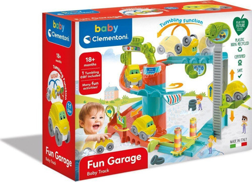 17404 Eğlenceli Garaj - Baby Clementoni +3 ay Kız Erkek Çocuk Oyuncak Eğitici Oyuncaklar