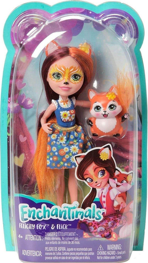 FRH40 Enchantimals Winsley Wolf ve Trooper Kız Erkek Çocuk Oyuncak Eğitici Oyuncaklar