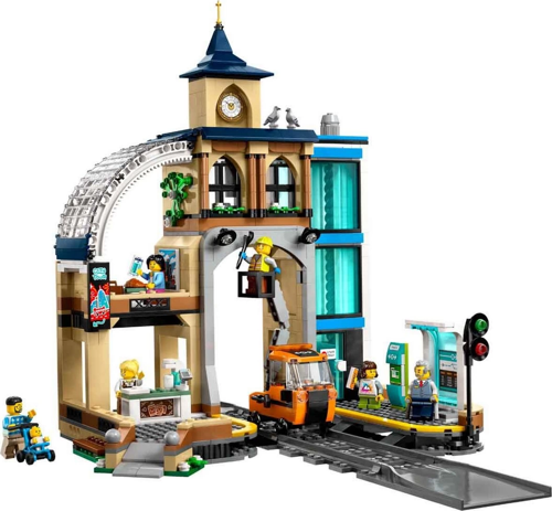 LEGO City Merkez Tren İstasyonu 60469 Kız Erkek Çocuk Oyuncak Eğitici Oyuncaklar