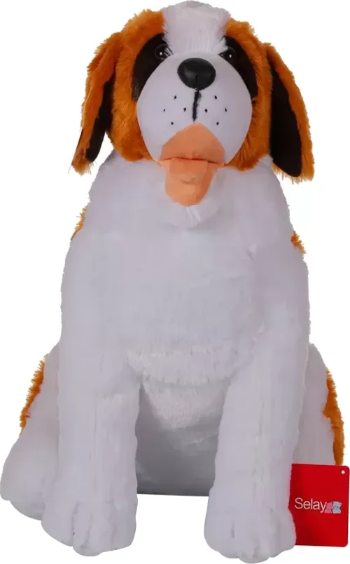 1526 Selay Toys Senbernant 40cm Ekru Kız Erkek Çocuk Oyuncak Eğitici Oyuncaklar