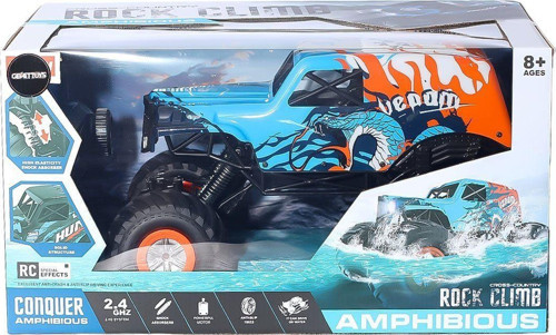 UJ99-T200 Suda ve Karada Gidebilen Rock Climb Arazi Aracı 1:10 -Gepettoys Kız Erkek Çocuk Oyuncak Eğ