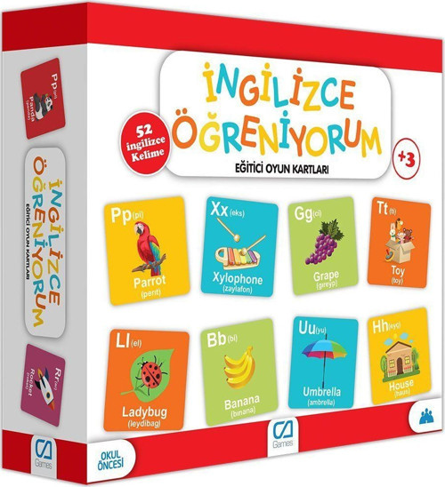 5044 Eğitici İngilizce Öğreniyorum -CA Games Kız Erkek Çocuk Oyuncak Eğitici Oyuncaklar