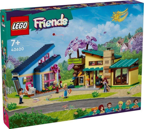 42620 LEGO® Friends Olly ve Paisley'nin Aile Evleri 1126 parça +7 yaş Kız Erkek Çocuk Oyuncak Eğitic