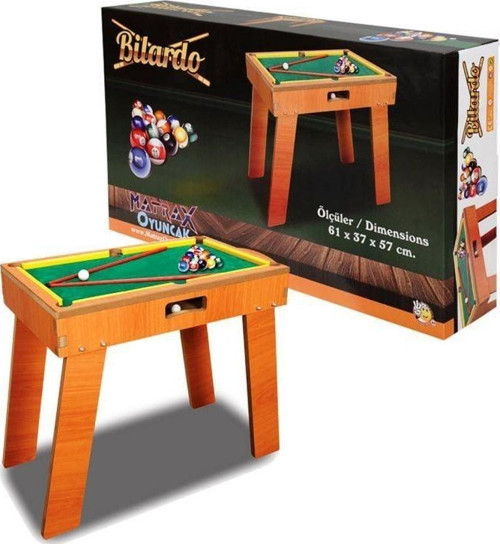 Ahşap Bilardo Oyunu Kız Erkek Çocuk Oyuncak Eğitici Oyuncaklar