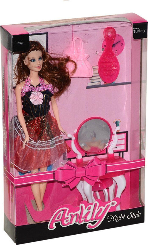 02266 Anlily Makyaj Masalı Bebek Kız Erkek Çocuk Oyuncak Eğitici Oyuncaklar
