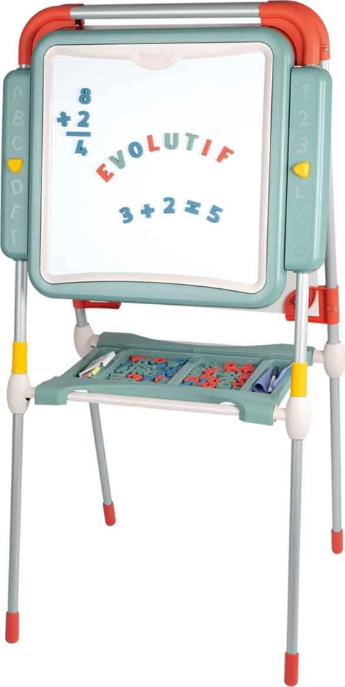 Smoby Metal Ayaklı Çift Taraflı Manyetik Yazı Tahtası 7600410207 Kız Erkek Çocuk Oyuncak Eğitici Oyu