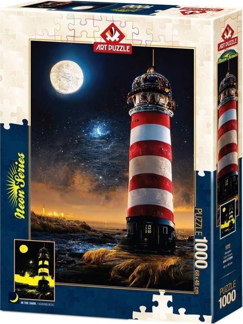 5240 Yıldız Kapısı 1000 Parça Neon - Art Puzzle Kız Erkek Çocuk Oyuncak Eğitici Oyuncaklar