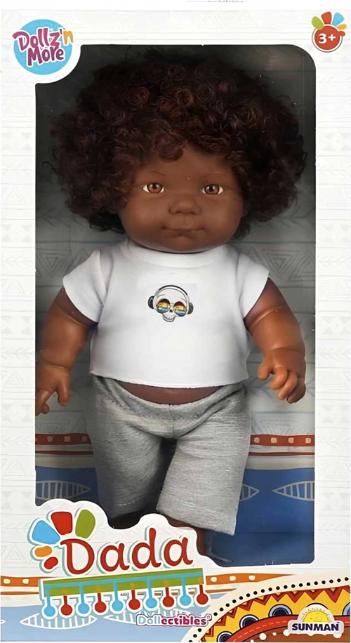 Dollz'n More Dada Kıvırcık Saçlı Bebek 60cm - S01060091 Kız Erkek Çocuk Oyuncak Eğitici Oyuncaklar
