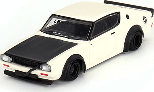 Mini Gt 1/64 Nissan Skyline Kenmeri Liberty Walk White Kız Erkek Çocuk Oyuncak Eğitici Oyuncaklar