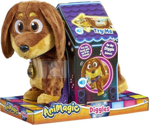 GOLI 923207 Animagic Köpek - Diggles Kız Erkek Çocuk Oyuncak Eğitici Oyuncaklar