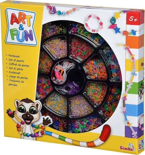 106374137 Art Fun Beadset Takı Tasarım Seti - Simba Kız Erkek Çocuk Oyuncak Eğitici Oyuncaklar