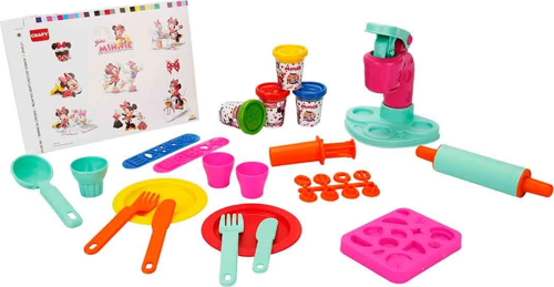 Minnie Dondurma Fabrikası Oyun Hamuru Seti 200 gr 29 Parça Kız Erkek Çocuk Oyuncak Eğitici Oyuncakla