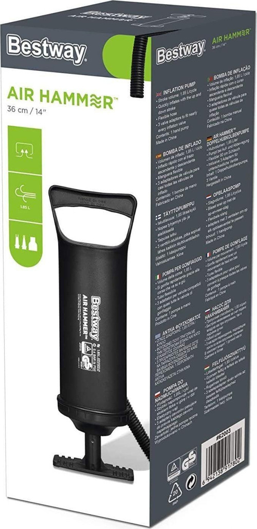 Bestway Air Hammer El Pompası 30cm - BW62002 Kız Erkek Çocuk Oyuncak Eğitici Oyuncaklar