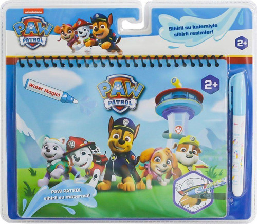 BK009 Paw PEtrol Sihirli Boyama Kitabı - Stokta Olan Gönderilir Kız Erkek Çocuk Oyuncak Eğitici Oyun