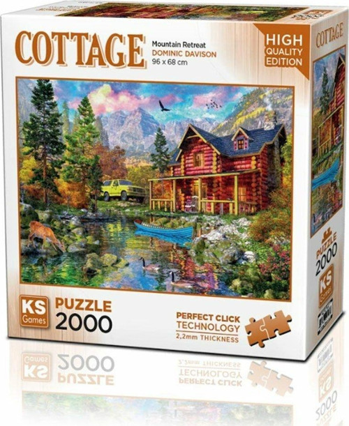 22513 Mountain Retreat 2000 Parça Puzzle -KS Kız Erkek Çocuk Oyuncak Eğitici Oyuncaklar