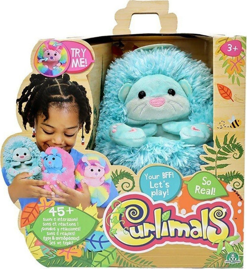 CUR00C02 Curlimals Gıdıklanan Samur Lottie - 3733 Kız Erkek Çocuk Oyuncak Eğitici Oyuncaklar