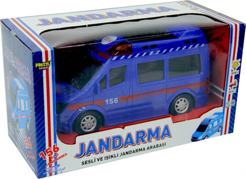 Işıklı Sesli Pilli Jandarma Arabası - FAB(156) Kız Erkek Çocuk Oyuncak Eğitici Oyuncaklar