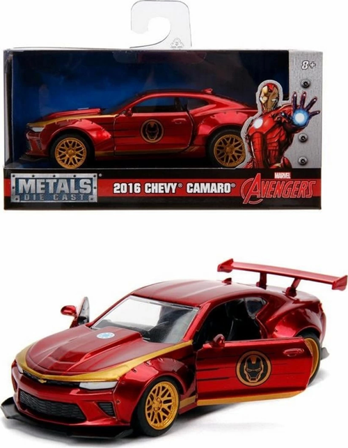 1:32 Marvel 2016 Chevy Camaro SS Kız Erkek Çocuk Oyuncak Eğitici Oyuncaklar