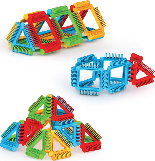 Geometrik Puzzle 64 Parça Kız Erkek Çocuk Oyuncak Eğitici Oyuncaklar