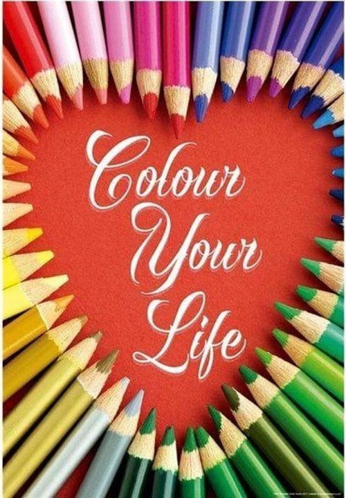 17081/EDU COLOUR YOUR LIFE /Educa 500 parça puzzle Kız Erkek Çocuk Oyuncak Eğitici Oyuncaklar