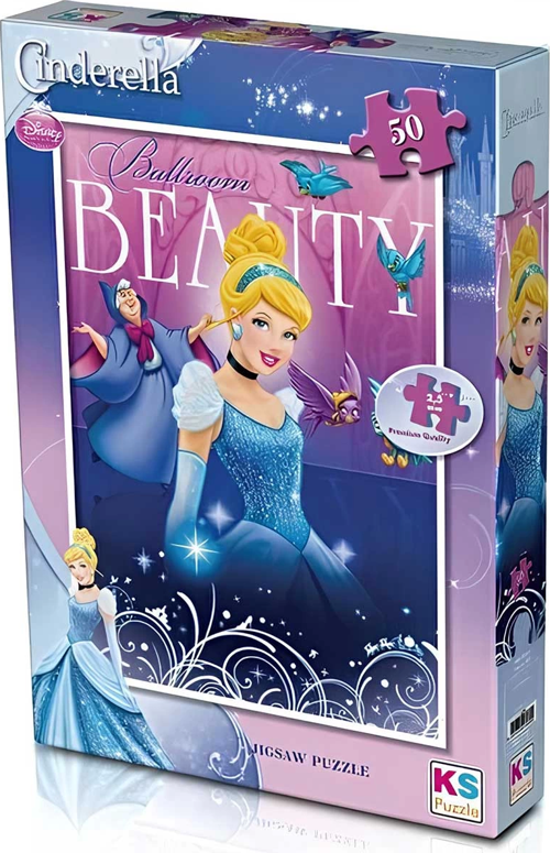 KS Games Cinderella 50 Parça Puzzle Kız Erkek Çocuk Oyuncak Eğitici Oyuncaklar