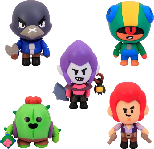 Brawl Stars 5'li Figür Set Kız Erkek Çocuk Oyuncak Eğitici Oyuncaklar