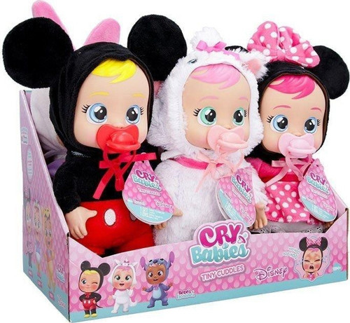 CYB52000 Cry Babies Ağlayan Yumuş Disney Bebekler -1adet fiyatıdır Kız Erkek Çocuk Oyuncak Eğitici O