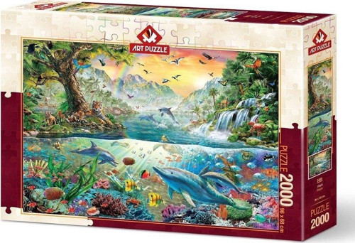 5485 Art Puzzle, Ütopya 2000 Parça Puzzle Kız Erkek Çocuk Oyuncak Eğitici Oyuncaklar