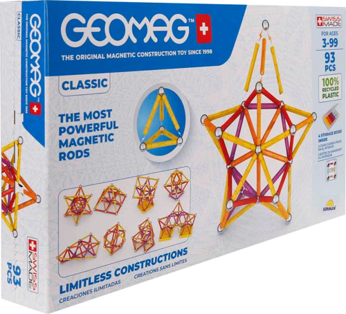 Geomag Classic Manyetik Zeka Oyunu 93 Parça S00000273 Kız Erkek Çocuk Oyuncak Eğitici Oyuncaklar