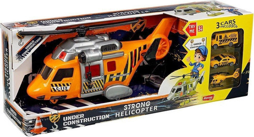 ERN-2006 Heroes Toys Helikopter İnşaat Seti Arabalı Kız Erkek Çocuk Oyuncak Eğitici Oyuncaklar