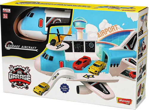 ERN-2012 Heroes Toys Uçak Garaj Seti Kız Erkek Çocuk Oyuncak Eğitici Oyuncaklar