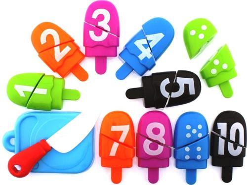 Eğitici Kesilebilir Dondurma Seti Kız Erkek Çocuk Oyuncak Eğitici Oyuncaklar