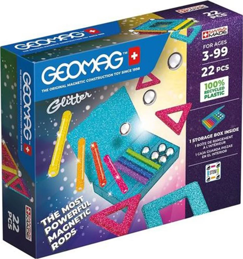 Geomag Glitter Manyetik Zeka Oyunu 22 Parça Kız Erkek Çocuk Oyuncak Eğitici Oyuncaklar