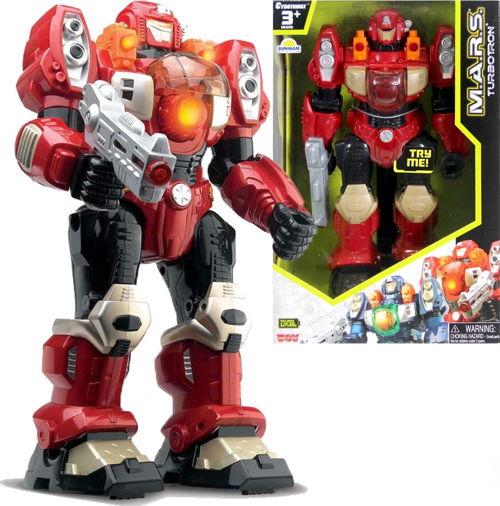 M.A.R.S Turbotron Işıklı Sesli Yürüyen Robot Kız Erkek Çocuk Oyuncak Eğitici Oyuncaklar