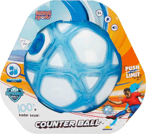 Sesli ve Işıklı Sayaçlı Futbol Topu Kız Erkek Çocuk Oyuncak Eğitici Oyuncaklar