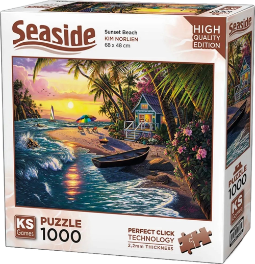 KS Games Sunset Beach Puzzle 1000 Parça 20798 Kız Erkek Çocuk Oyuncak Eğitici Oyuncaklar