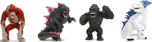 Jada Godzilla 4'lü Figür Kız Erkek Çocuk Oyuncak Eğitici Oyuncaklar