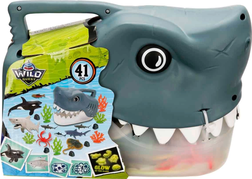 Wild Quest Köpekbalığı Kovası Oyun Seti 41 Parça - S00049053 Kız Erkek Çocuk Oyuncak Eğitici Oyuncak