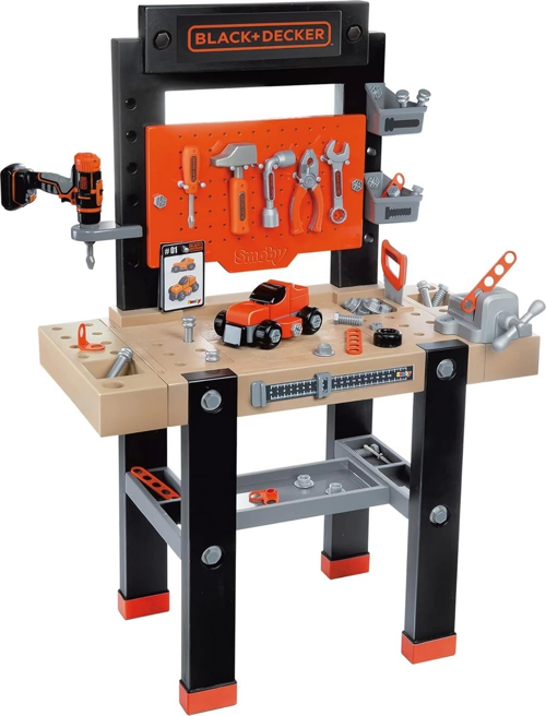 Smoby Black Decker Bricolo Ultimate Çalışma Tezgahı 360730 Kız Erkek Çocuk Oyuncak Eğitici Oyuncakla