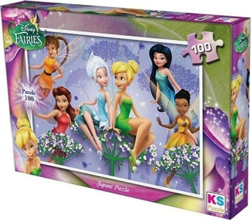 100 Parça Fairies Yapboz FA 714 Kız Erkek Çocuk Oyuncak Eğitici Oyuncaklar