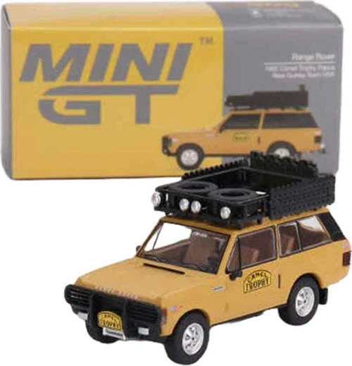 Mini GT 1:64 Range Rover 1982 Camel Trophy Papua New Guinea Team USA Kız Erkek Çocuk Oyuncak Eğitici