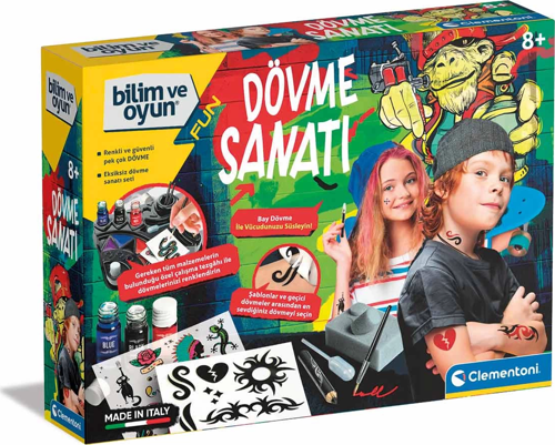 Bilim ve Oyun Dövme Sanatı Kız Erkek Çocuk Oyuncak Eğitici Oyuncaklar