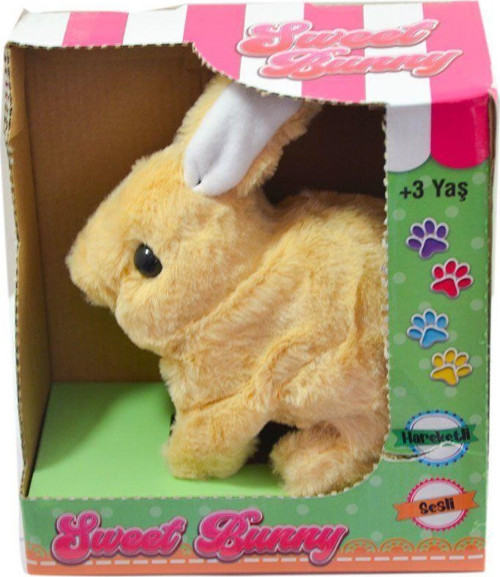 40098 Tavşan Peluş Pilli-Aya Toys Kız Erkek Çocuk Oyuncak Eğitici Oyuncaklar