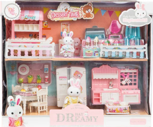 Bay Dreamy Tatlı Zamanı Mini Tavşan Oyun Seti Kız Erkek Çocuk Oyuncak Eğitici Oyuncaklar