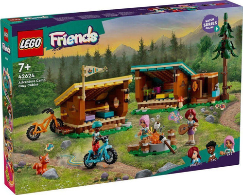 42624 Lego Friends Macera Kampı Şirin Kulübeler 437 parça +7 yaş Kız Erkek Çocuk Oyuncak Eğitici Oyu